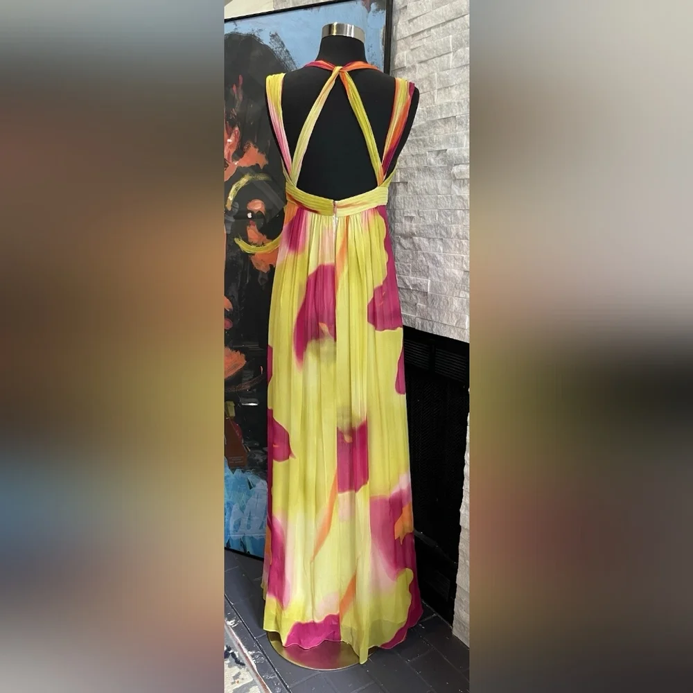 Vibrant Multicolor Maxi Dress - Picture 3 of 4